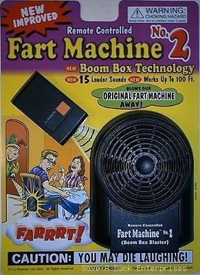 FART MACHINE . ( 15 SOUND CRAP MAKER   with REMOTE)