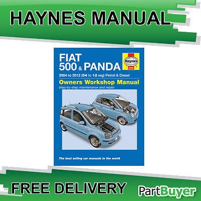 Fiat 500 Panda 1.1 1.2 Petrol 1.3 Diesel 2004 12 (53 to 61 Reg) Haynes 