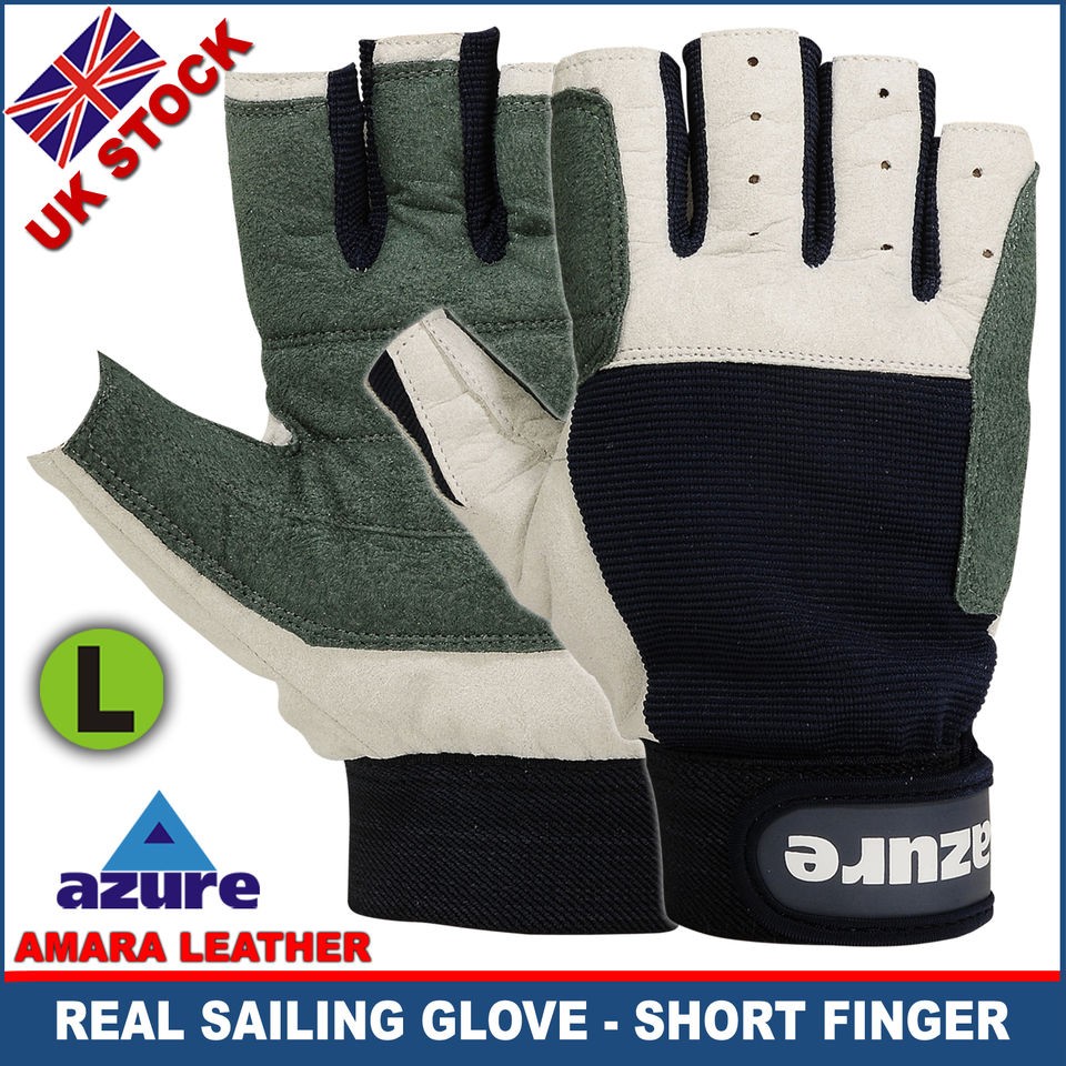 AMARA SAILING GLOVES CUT FINGER SIZE LARGE