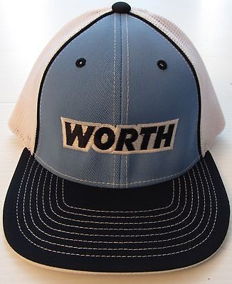 PACIFIC 404M WORTH FLEXFIT HAT COLUMBIA/NAVY/WHT, WHT/NAVY LOGO SM/MED 