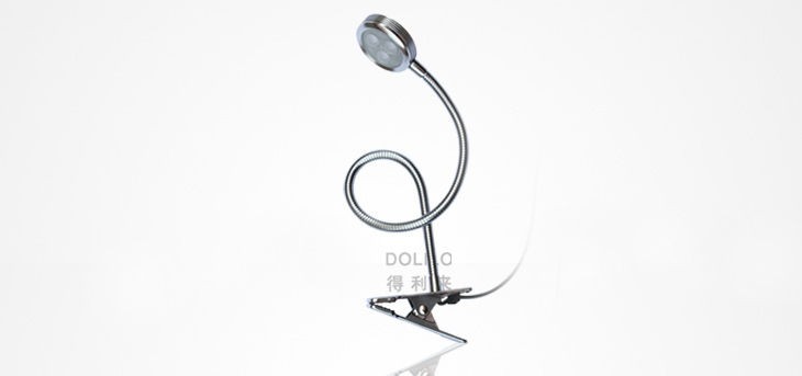   Energy Saving Spotlight Lamp Clamp Clip on Reading study table light