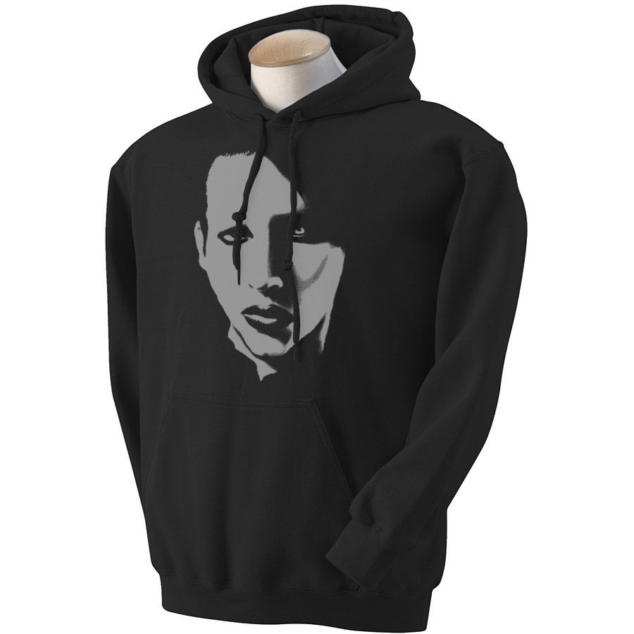 MARILYN MANSON MUSIC HOODIE MENS LADIES UNISEX HOODY GIFT W34