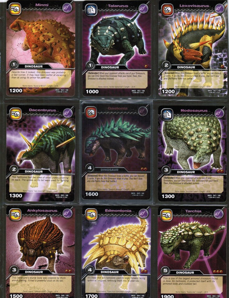   KING UD TCG Card DKCG Page of 9 [EARTH][Gastonia][Dino] 1 Foil +8 Cmn