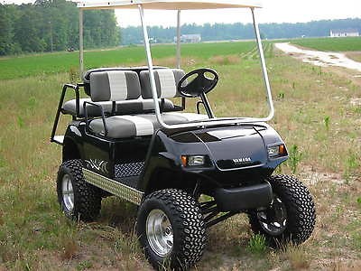 YAMAHA Golf Cart Show Quality Diamond Plate Side Panels