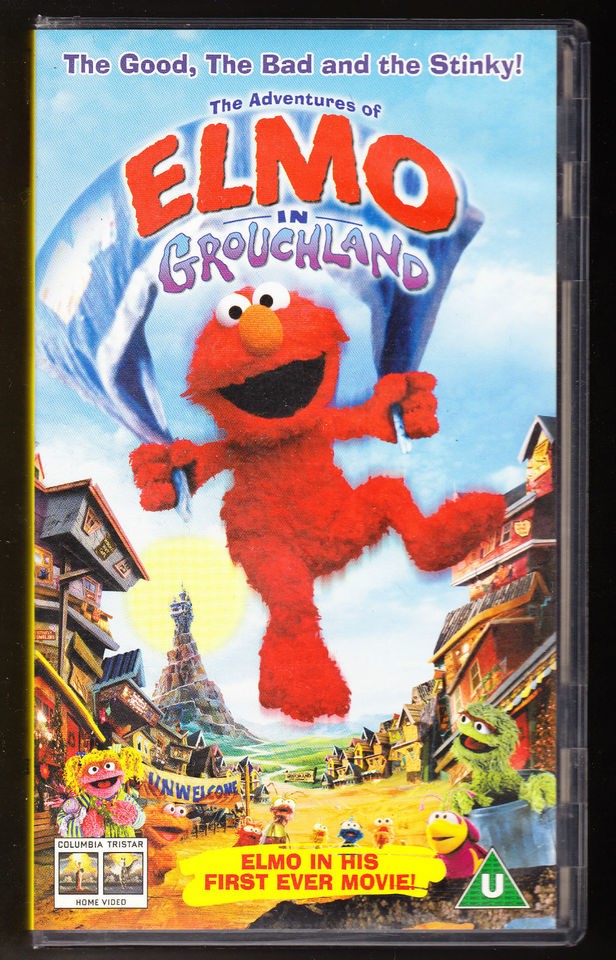 SESAME STREET   ELMO IN GROUCHLAND   VHS PAL (UK) VIDEO