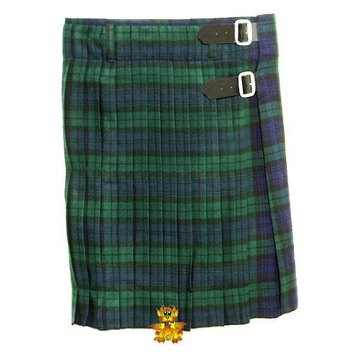 SCOTTISH BLACK WATCH TARTAN KILT   38 INCH WAIST /A