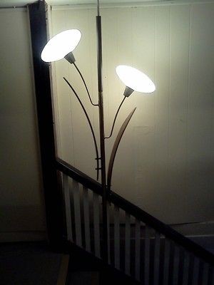   Pole Lamp George Nelson style Bubble Globes VTG Danish Modern RARE