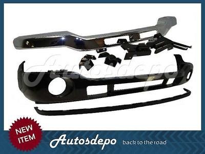 03 07 GMC SIERRA 1500 2500HD 3500 FRONT BUMPER UP CHR BRACKET LO 