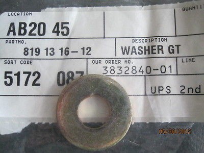 NEW Husqvarna CRT900LS Tiller Washer 13/32 x 1x 11 Ga. 819 13 16 12 