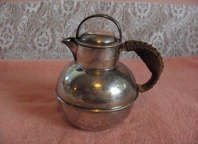   Sheffield Silver Plate Individual Teapot Coffee Pot EPNS England