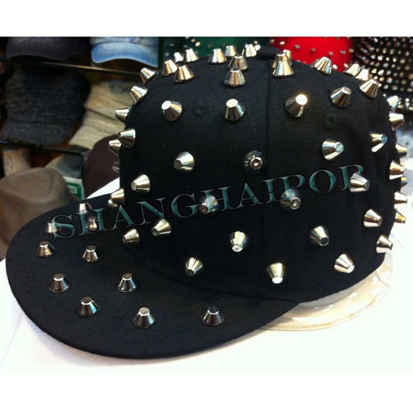   Cone Studs Cool Punk Cap Spikes Rivets Baseball Hat Handmade Crafts