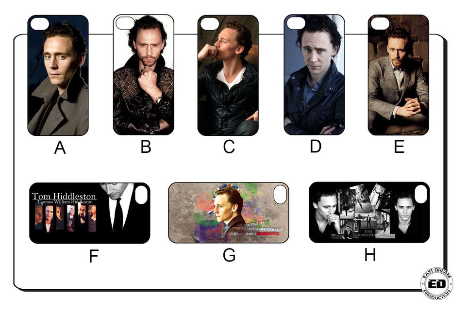 TOM HIDDLESTON Hard Back Case Cover for iPhone 4 4S 5