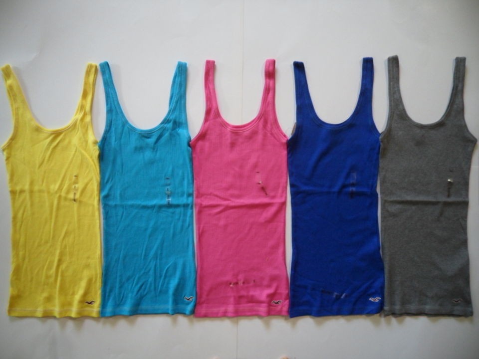 NWT Hollister by Abercrombie Women Bay Street Tank Tee T Shirt Top