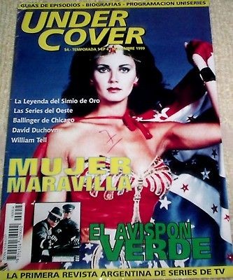 WONDER WOMAN THE GREEN HORNET ARGENTINA MAGAZINE LINDA CARTER