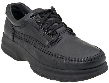 CLARKS TRACKER 37511 MEN BLACK LEATHER MOCTOE SHOE RETAIL PRICE $165 