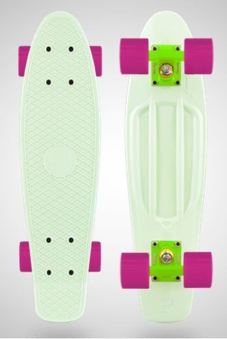 Penny Mini Skateboards Glow/Green/Pin​k Plastic Boards 22 LTD