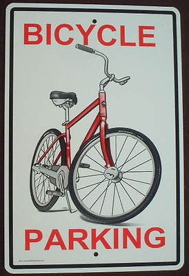   PARKING Sign decor art picture painting home schwinn monarch huffy