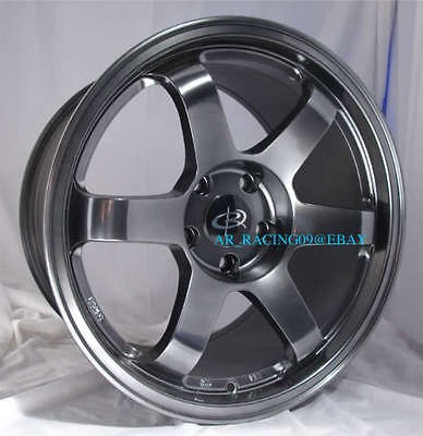 17 Rota Wheels 17x9 GRID Hyper Black 4x114 +12 89 90 91 92 93 240sx 