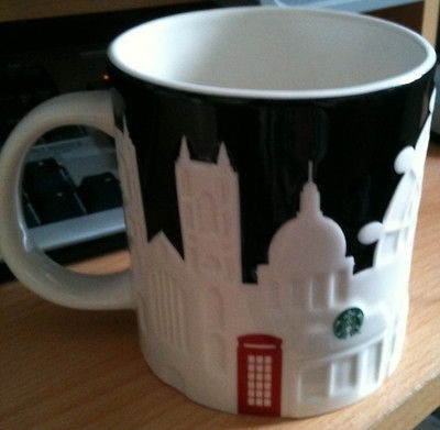 Starbucks London 16oZ 2012 UK RELIEF Mug