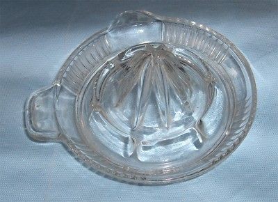   Diameter Clear Depression Glass Hand Squeeze Orange, Lemon Squeezer