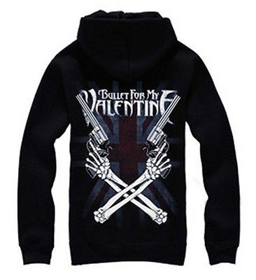   FOR MY VALENTINE CROSS GUNS Hoodie Bleach hiphop Rap punk Jacket Rock