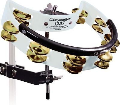 RhythmTech DST21 Drum Tambourine Brass White