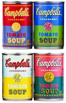  Andy Warhol Campbells Soup Cans Sold Out Target Red Blue Green Yellow