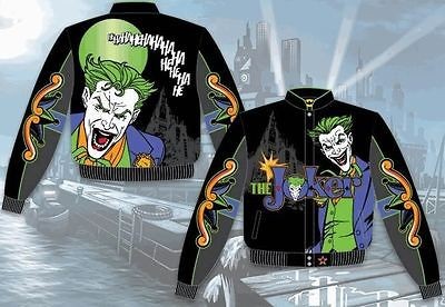   Boys Size 5 14 Batman JOKER Green Blue Black Jacket Coat Fall Spring