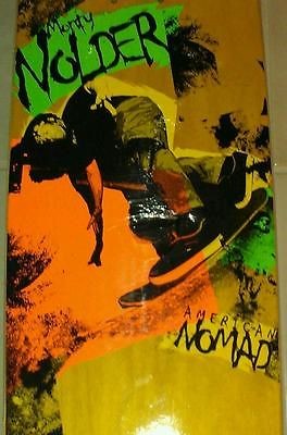 NEW MONTY NOLDER AMERICAN NOMAD YELLOW SKATEBOARD HOSOI BBC ALVA SANTA 