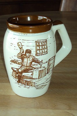 Beauceware Beauce Pottery Quebec Abenakis 5 1/2 Mug Stein Signed 