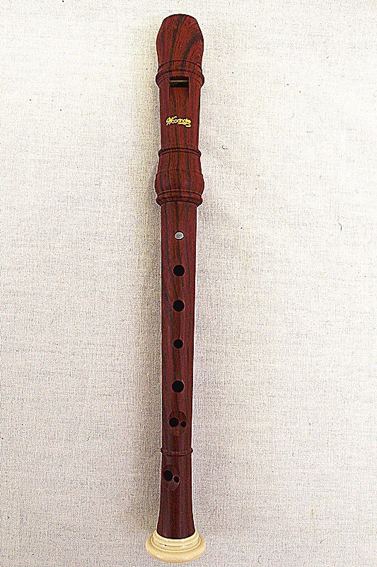 Wood Simulated & Ivory Twin Color Sopranino Recorder Baroque Fingering 