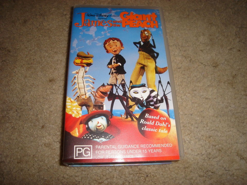JAMES AND THE GIANT PEACH   WALT DISNEY VHS VIDEO
