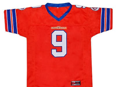 THE WATERBOY MOVIE BOBBY BOUCHER JERSEY ORANGE NEW ANY SIZE