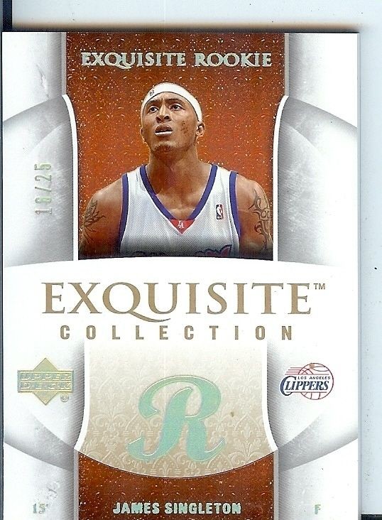 2006 EXQUISITE JAMES SINGLETON SP RC 16/25 CLIPPERS