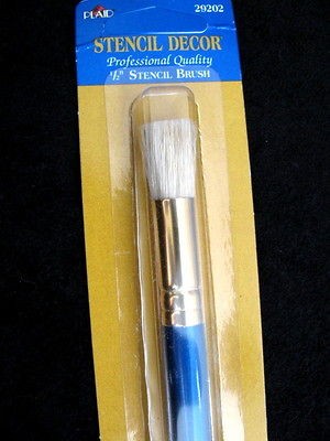 NEW 1/2 Half Inch Professional Stencil iBrush DECOR Paint Glaze Foam 