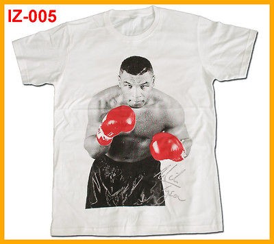 indeez  IZ 005 MIKE TYSON t shirt,White,​L