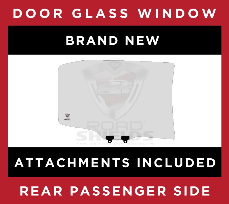 08 11 Honda Accord 4D Sedan Glass Window Passenger Door Rear Right 