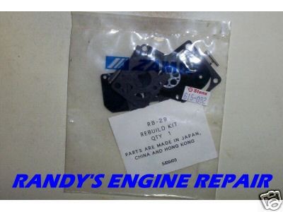 GENUINE ZAMA CARBURETOR REPAIR KIT RB 29 RYOBI TRIMMERS