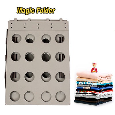 ADULT Magic Clothes T Shirts Folder Organizer Flip Folder Worldwide 