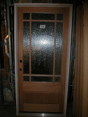   NEW CHERRY/BIRCH/ FIR PRE HUNG EXTERIOR/ DOOR SIZE 36 X 77