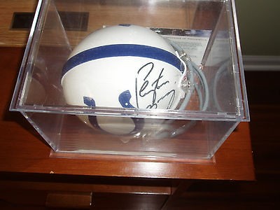 Peyton Manning Autographed Indianapolis Colt Mini Helmet