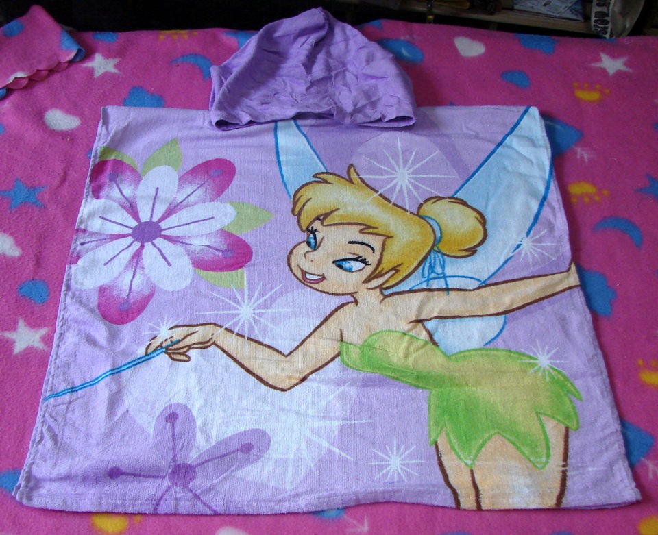   ​60cm Flower Little Fairies Girl Poncho Beach Bath Hooded Towel NEW