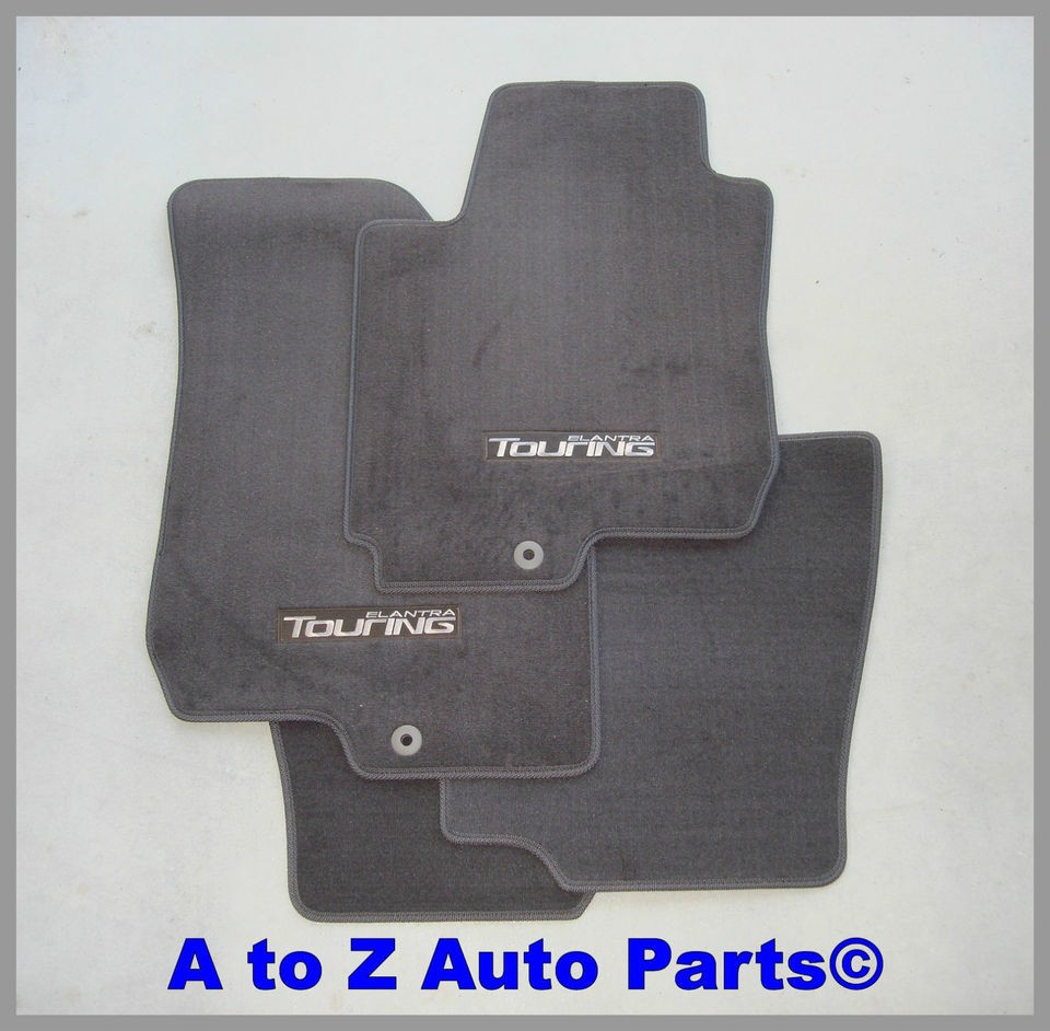 NEW 2009 2011 Hyundai Elantra Touring COMPLETE SET of Floor Mats,OE 