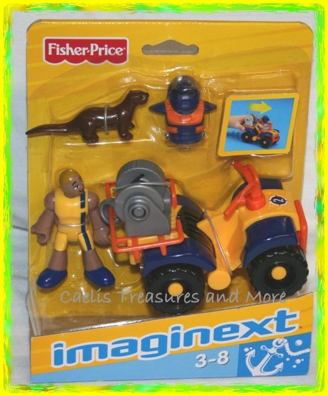 Fisher Price Imaginext Ocean ATV 4 wheeler Otter NEW