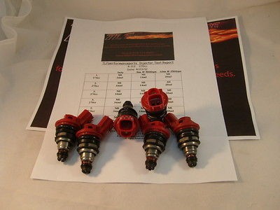 Infiniti 1993 97 J30 VG30DE 3.0L Set of 6 Fuel Injectors (Fits 