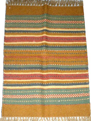 2x3 Jaipuri Handmade Jute Kilim Dhurrie Rugs Handwoven Flatweave 