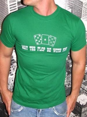 TEXAS HOLD EM POKER MAY THE FLOP BE WITH YOU T SHIRT M