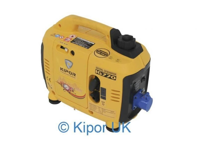 Kipor IG770 Suitcase Inverter Generator 0.77Kva 1 Year Warranty 