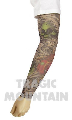 Tinsley TATTOO temporary NYLON Mesh SLEEVE KOI FISH