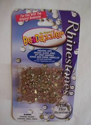 Bedazzler Clear Rhinestone Refill Pack 150 pc